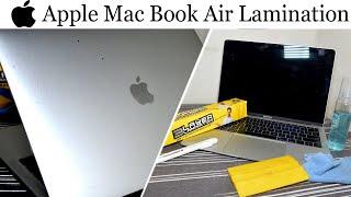 Apple Mac Book Air lamination with 3 layer sheet || Laptop New and Scratch Proof || #InfotechTarunKD