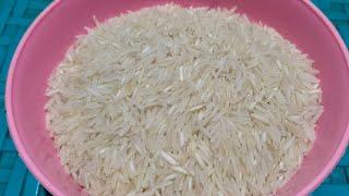 ASMR RAW BASMATI RICE EATING SOUNDS makan beras mentah semangkuk porsi banyak suapan FULL