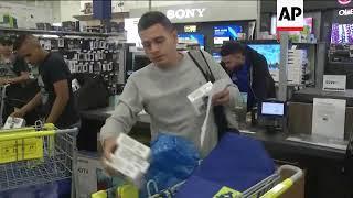 US Black Friday 'Early Bird' shoppers get TV deals