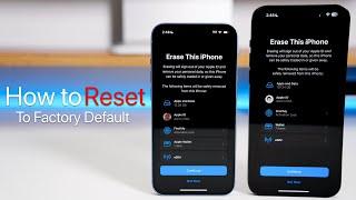 How To Correctly Reset iPhone To Factory Default (eSIM too)