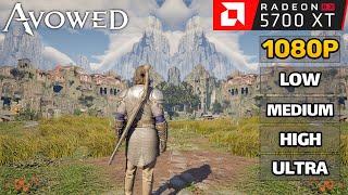 This Game Is Incredible !! | Avowed RX 5700 XT | 1080p