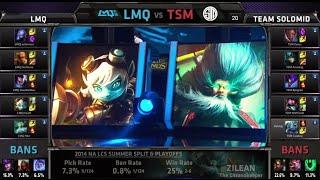 TSM vs LMQ Game 1 | Semi Finals NA LCS Summer 2014 Playoffs | LMQ vs TSM G1 PAX S4 Worlds Regionals