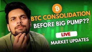 BTC CONSOLIDATION BEFORE PUMP?| BTC 90K COMING?|WHAT'S NEXT FOR BTC|ALTs UPDATE|TRADES UPDATE