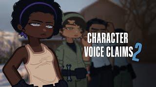  𝐋𝐎𝐕𝐄 𝐈𝐒 𝐖𝐀𝐑 : character voice claims 2          [Gacha Life 2]