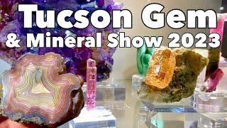 Tucson Gem & Mineral Show 2023 Main Event! w/ Black Opal Direct, Agates, Minerals, & Crystals part1