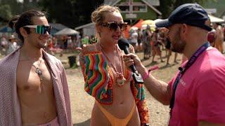 Asking Festival Couples If Tripping Helped Their Relationship | Shambhala 2023