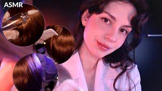 ASMR Trichologist ‍ Detailed Examination of The Scalp And Hair