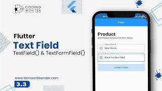 3.3 - Flutter TextField or TextFormField - Get values using Controller or onChanged