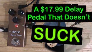 Forget Amazon Basics Pedals: Saphue Digital Delay, A $17.99 Delay Pedal