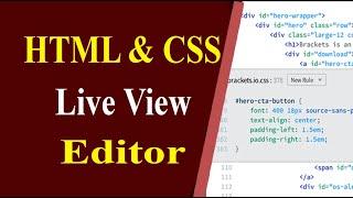 The best free HTML & CSS live editor-  Best way to live view CSS and HTML code