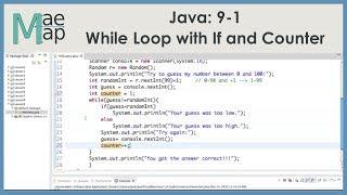 Java: 9-1 While Loop with If Statement and Counter