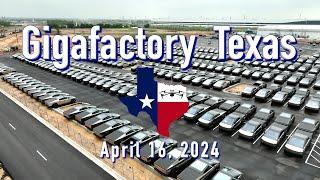 "Cybertrucks All Backed Up"  Tesla Gigafactory Texas  4/16/2024  10:10AM