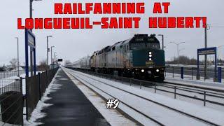 Railfanning at Longueuil-Saint-Hubert station with @Technet9090! #9