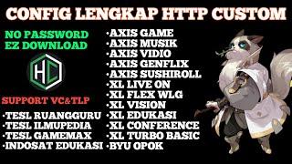 UPDATE CONFIG HTTP CUSTOM TERBARU|AXIS GAME |TELKOMSEL ILMUPEDIA|TELKOMSEL RUANGGURU|INDOSAT EDUKASI