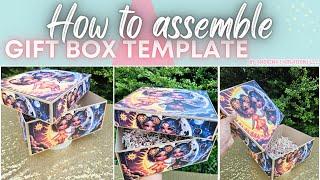 How to assemble Gift Box by Andrina's Kreations llc