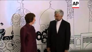 EU FOREIGN POLICY CHIEF ASHTON MEETS NUCLEAR NEGOTIATOR SAEED JALILI