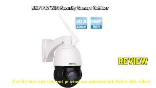 Review 5MP PTZ WiFi Security Camera Outdoor, SV3C Pan Tilt with 20X Optical Zoom