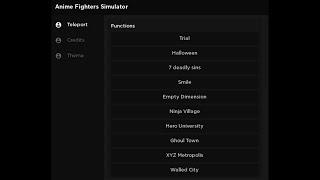 [UPDATE️] Anime Fighters Simulator Script Hack - Auto Farm / Teleport To Maps *PASTEBIN 2023*