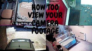 How to View YOUR Recorded CCTV Footage (NVR Box)