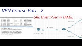 VPN (IPSEC) Course 2 || GRE Over IPSEC || [TAMIL]