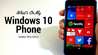 What's on my Windows Phone October 2016?