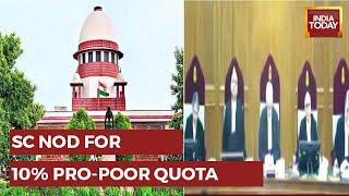 SC Upholds EWS Quota In 3:2 Verdict | What The Judges Said In Favour, Against