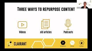 How to create more content by re-purposing, reusing and recycling