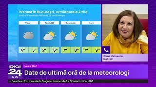 Vremea de Crăciun și Revelion. ANM a actualizat prognoza meteo pentru următoarele patru săptămâni