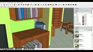 SketchUp: Animation - Scene, Home Design