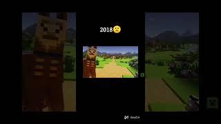 Minecraft Then And Now #shorts #minecraft #subscribe