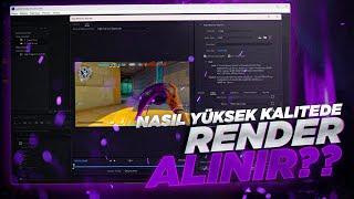 YÜKSEK KALİTE RENDER ALMA  | After Effects