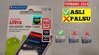 TIPS CARA MEMBEDAKAN MEMORI SD CARD SANDISK YANG ORIGINAL ASLI DAN PALSU