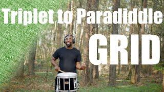 Triplets to Paradiddle Grid