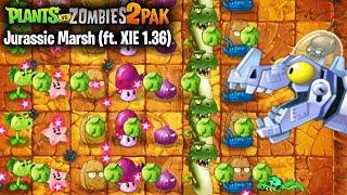 PvZ 2 PAK Jurassic Marsh (ft. XIE 1.36) | Jurassic Plants, Zombies, Maps & More | Download