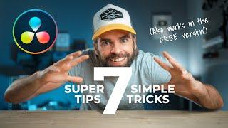 7 SUPER SIMPLE Editing Tips & Tricks for Better Videos [FREE Version!] DaVinci Resolve 19 Tutorial