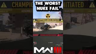 The WORST Way to lose a Warzone Nuke run :(