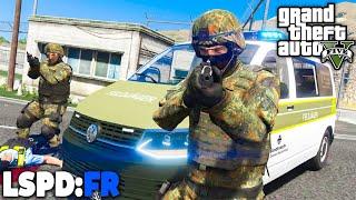 GTA 5 LSPD:FR - MILITÄRPOLIZEI im EINSATZ! - Deutsch - Polizei Mod #90 Grand Theft Auto V