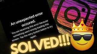 How to Fix "Unexpected Error Occurred" on Instagram | Easy Troubleshooting Guide