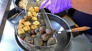 Food Under the Big Tree! Century Egg Stinky Tofu/大榕樹下的美食！炸彈臭豆腐-Taiwanese Street Food