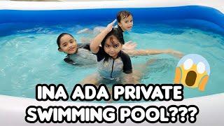 Rumah baru ina ada private swimming pool?!!NO clickbait !!