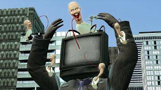 NEW TV MAN VS  MECHA CRAB CONTROLS VS MECHA PROJECTOR MAN VS ALL SKIBIDI TOILET! In Garrys Mod!