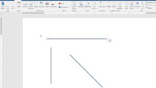 How to Draw Straight Lines Vertical & Horizontal in MS Word (2003-2016)
