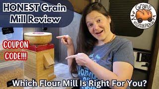 Nutrimill Harvest Grain Mill Review & Flour Mill Tutorial | COUPON CODE!