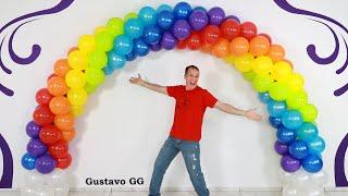 birthday decoration ideas at home  balloon arch tutorial balloon decoration ideas birthday rainbow