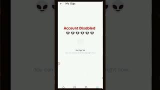 Fiverr Account Disabled #shorts #fiverr