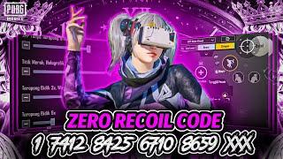 PUBG 2024 NO RECOIL/ZERO RECOIL SENSITIVITY CODE | BGMI BEST SENSITIVITY SETTINGS.