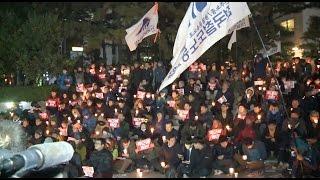 Thousands Protest in South Korea over President Scandal