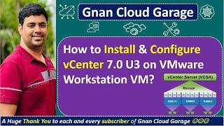 5. Installing & Configuring vCenter 7.0 on VMware Workstation VM-OVF Deployment, PSC Setup |Home Lab