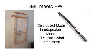 DML Meets EWI - Distributed Mode Loudspeaker Meets Electronic Wind InstrumentBML Correct All