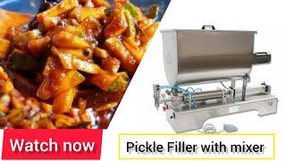 Pickle Filling Machine | semi automatic pickle Filler Machine | अचार फिलिंग मशीन | pickle packing